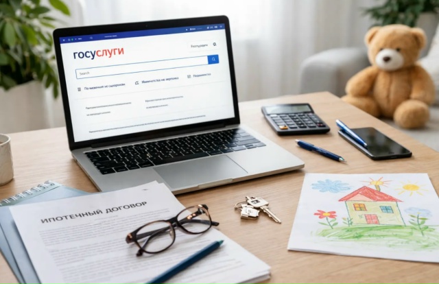 Справка о выплате ипотечных 450 000 для многодетных стала доступна на «Госуслугах»